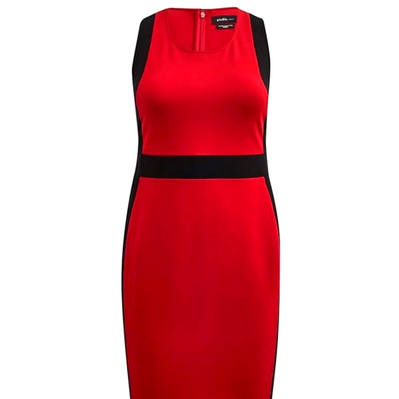 NWT TORRID DRESS - MINI DRESS CONTOUR BODYCON DRESS LUXE PONTE  MACHINE WASHABLE - Picture 7 of 8